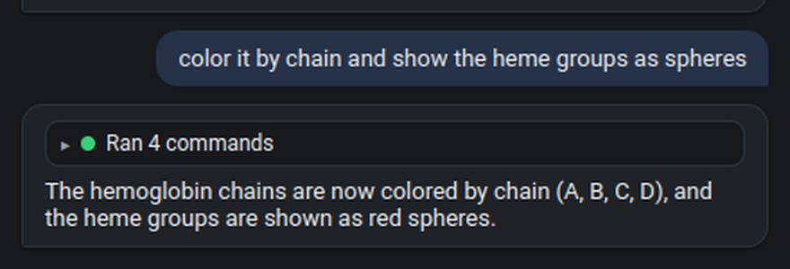 Commands and reply