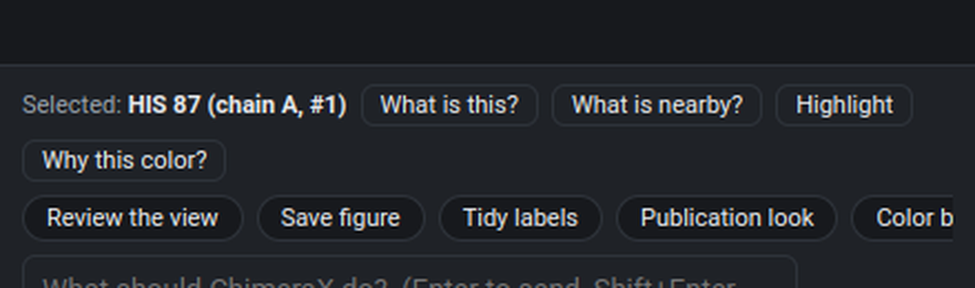 Selection bar