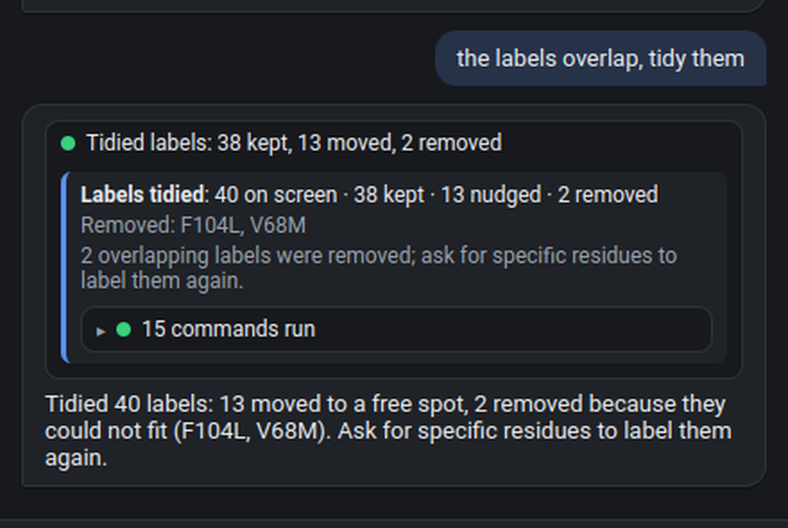 What was moved and removed